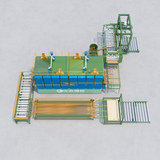四尺刮灰烘干线