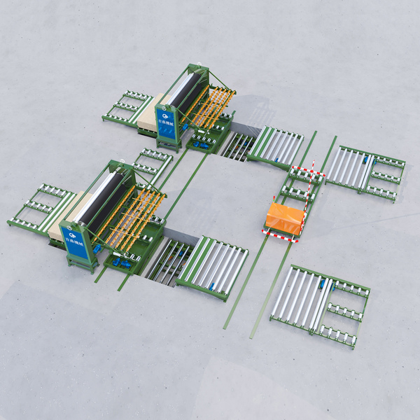 八尺胶机排板线