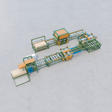 单工位一次裁砂线