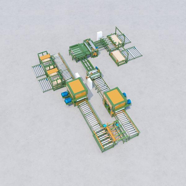 双工位抛光锯边线