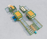 单面双砂生产线