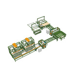 双工位裁边机生产线