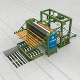 八尺胶机贴面生产线